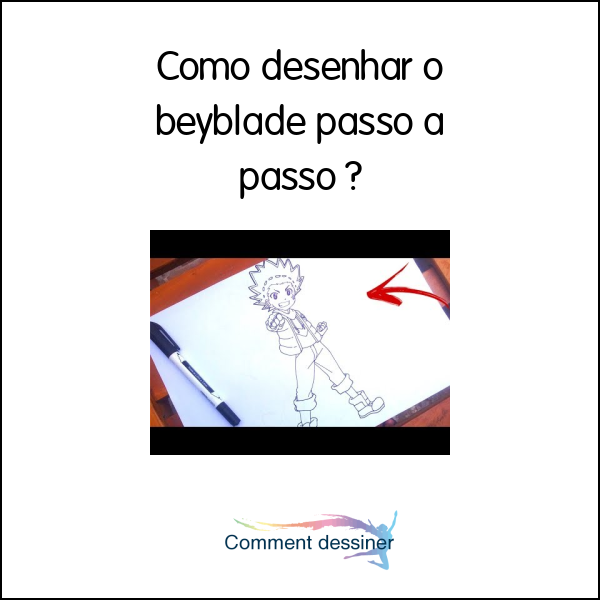 Como desenhar o beyblade passo a passo